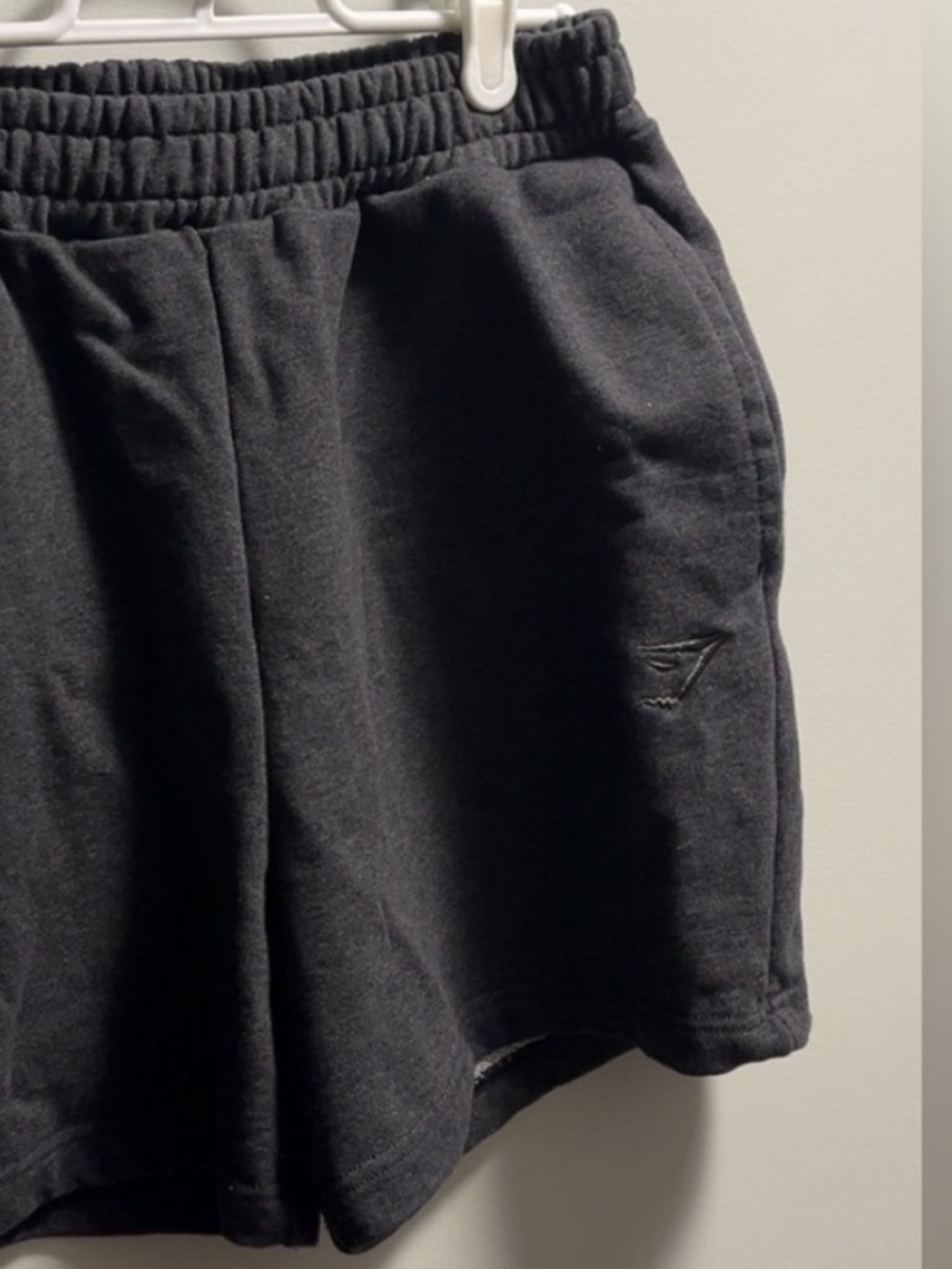 Gymshark Black Athletic Elastic-Waist Shorts